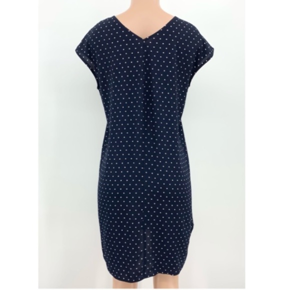 Madewell Navy Polka Dot Relaxed Tunic Dress Size Small - Picture 5 of 10